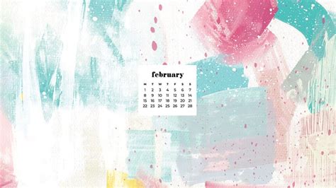 Desktop Wallpaper February 2021 Calendar Background
