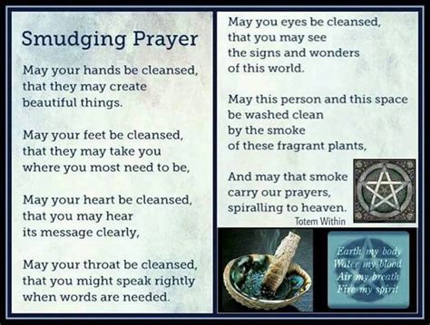 Smudging Prayer Smudging Prayer Smudging Prayers