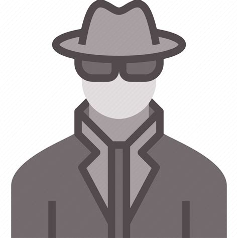 Agent Avatar Detective Operative Secret Spy Undercover Icon