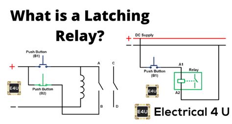 Latching Relay Schematic Diagram Circuit Diagram