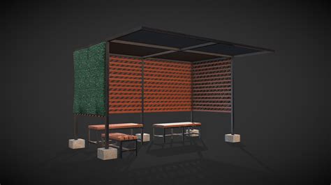 rest area buy royalty free 3d model by outlier spa outlier spa [f02675a] sketchfab store
