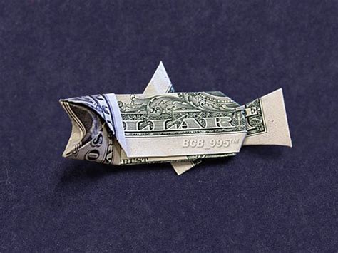 Singing Fish Money Origami Dollar Bill Art Origami Dollar Bill