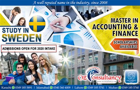 Admissions Open In Sweden Universities Apply Through Oz Consultancy