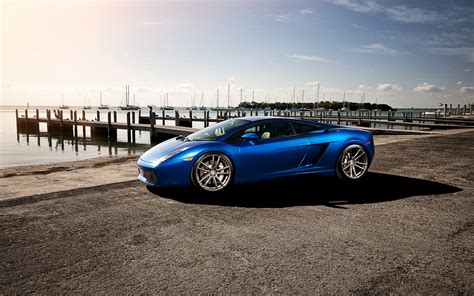 Blue Lamborghini Gallardo Wallpapers Hd Desktop And Mobile Backgrounds