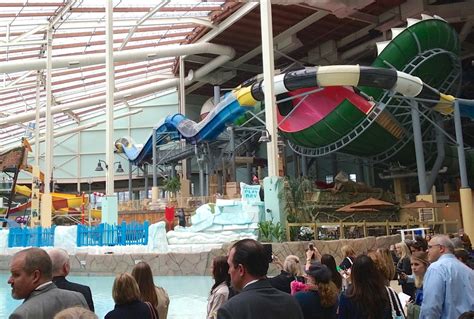 Max elevation is 2,133 feet. Camelback's New Water Park Opens | NY Ski Blog