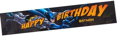 Batman Birthday Banner Lilybees Party Supplies