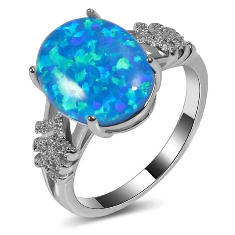 Hot Sale Exquisite Blue Fire Opal 925 Sterling Silver High Quantity