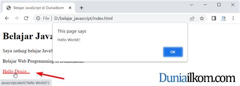 Tutorial Cara Memasukkan Kode Javascript Ke File Html
