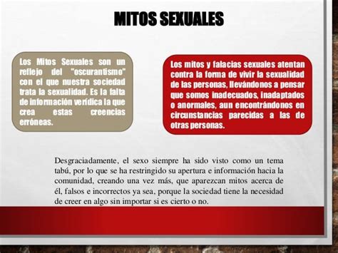 Mitos Sexuales Presentacion