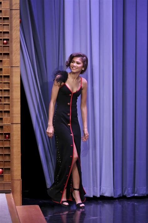 We Love The Festive Dress Zendaya Coleman Wore On The Tonight Show
