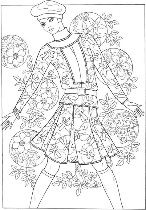 Free Fashion Coloring Pages For Adults Coloring Pages