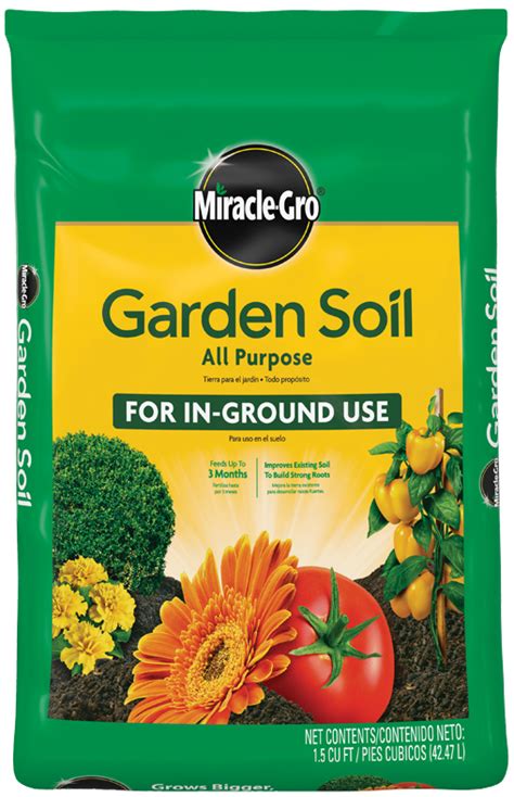.your garden, i personally recommend that you stay away from miracle gro and try out some. Miracle-Gro All Purpose Garden Soil 1.5cf