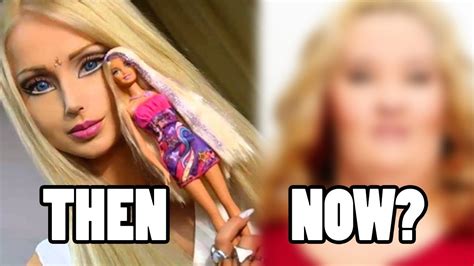 real human barbie then and now youtube