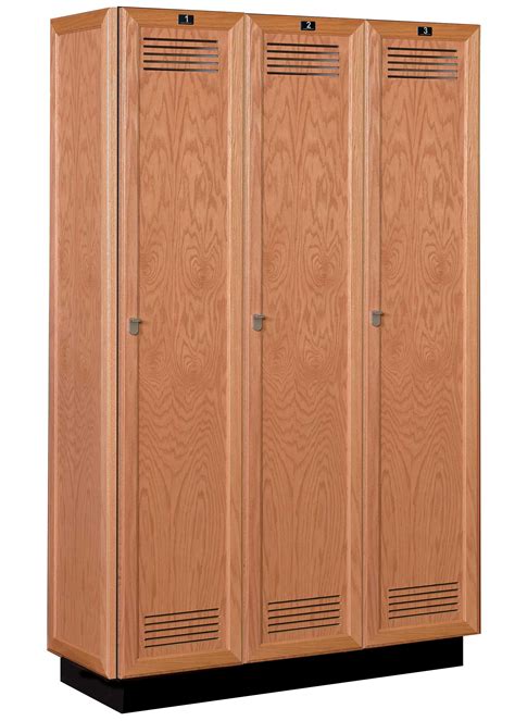 Vented Wood Club Lockers By All Wood Lockers