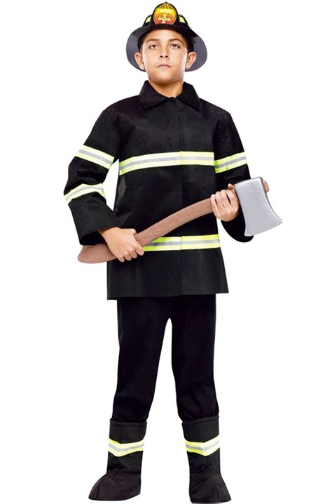 Brand New Firefighter Fire Chief Child Halloween Costume