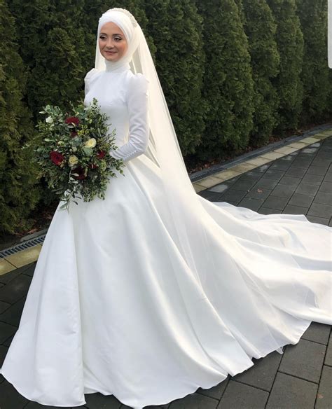 Buy Hijab Bridal Dress In Stock