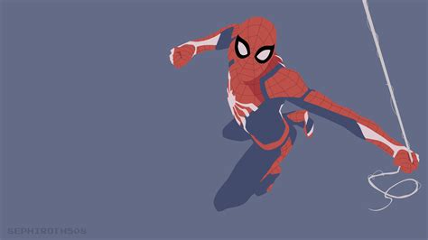 Spiderman Ps4 Minimalist Hd Superheroes 4k Wallpapers Images