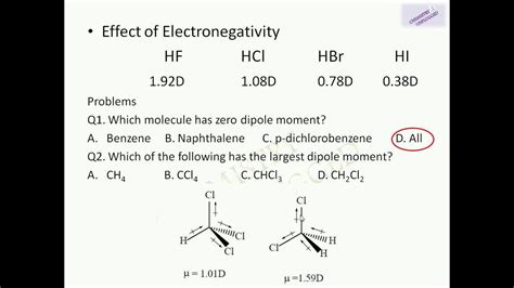 How To Calculate Dipole Moment In Organic Chemistry