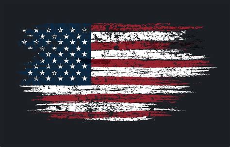 Abstract Distressed American Flag 6897050 Vector Art At Vecteezy