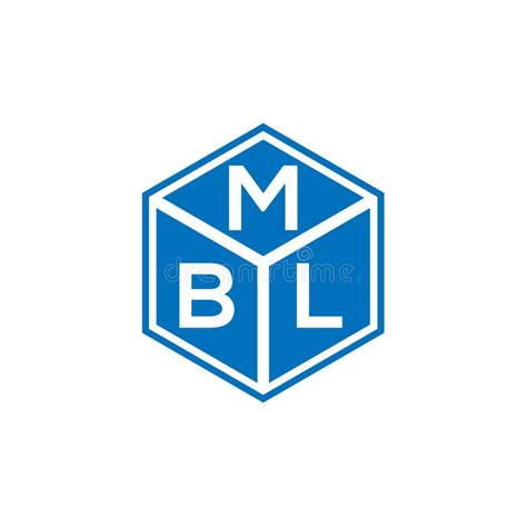 Mbl Letter Logo Design On Black Background Mbl Creative Initials Letter Logo Concept Stock