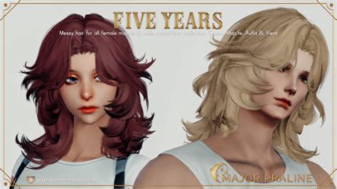 Five Years Hair Xiv Mod Archive