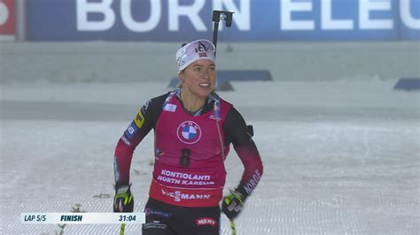 Biathlon World Cup 2020 Video Inspired Tiril Eckhoff Wins Womens