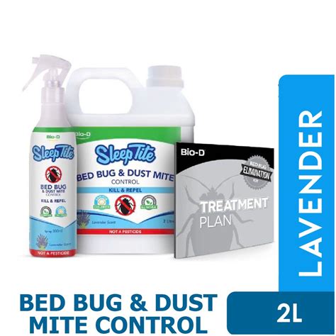 Bio D Sleeptite Bed Bug And Dust Mite Control Elimination Kit 2l 300ml