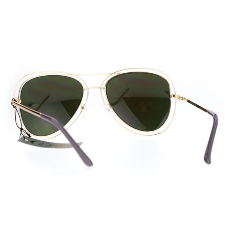 sa106 unique double rim frame wire metal rim sunglasses ebay