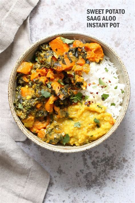 I prefer thighs because they have a little more flavor, but i almost. Instant Pot Saag Aloo - Sweet Potato & Chard Curry ...