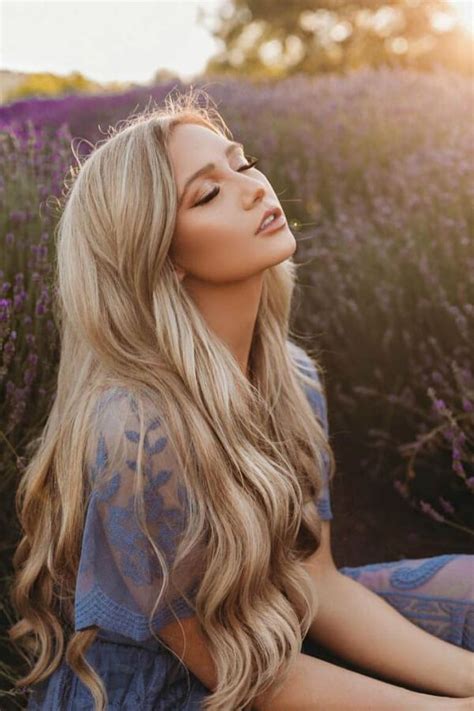 Take In The Sun In Your Gorgeous Blonde Beachy Waves Dark Roots Blonde