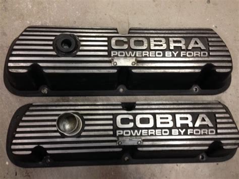 Used 260289302351w Cobra Black Rocker Covers For Sale Rods N