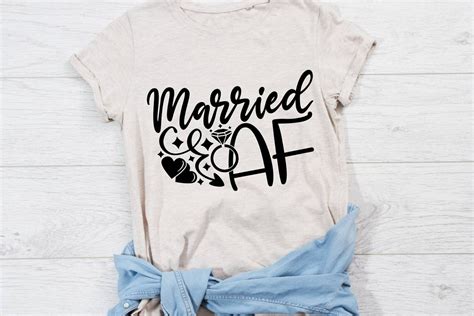 Married Af Svg Just Married Svg Honeymoon Svg Bride And Groom Svg