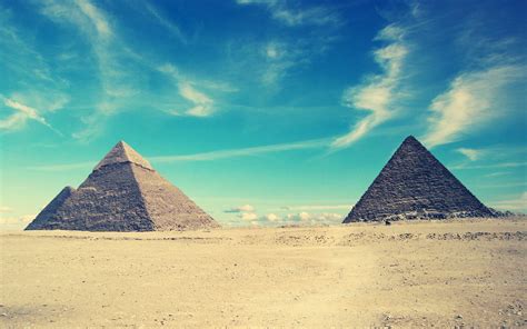 two pyramids pyramid egypt sand clouds hd wallpaper wallpaper flare