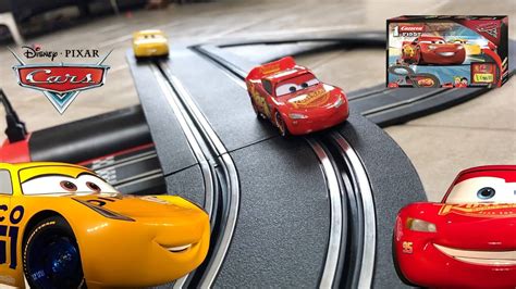 Disney Cars 3 Carrera First Race Track Set Lightning Mcqueen Vs