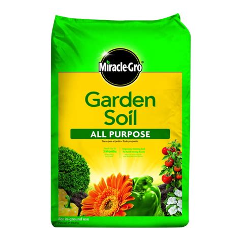 Miracle Gro Garden Soil All Purpose For In Ground Use 2 Cu Ft Feeds