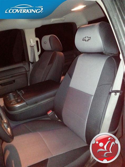 Protect your seats from kids, pets, & spills cover faded or worn seats Chevy Silverado Neosupreme Custom Fit Seat Covers from ...