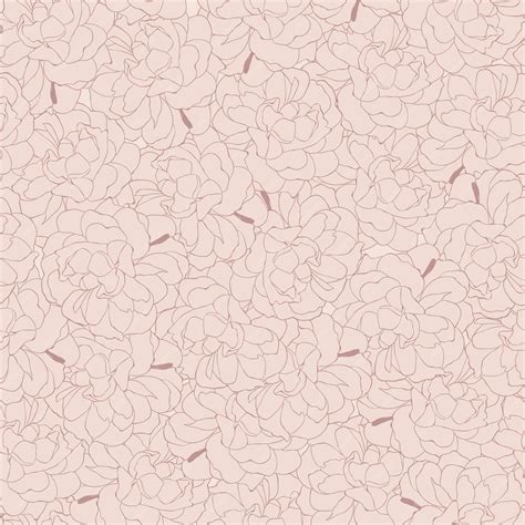 Premium Vector Floral Gentle Seamless Pattern With Handdrawn Peonies