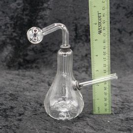 Fancy Tube Glass Oil Burner Bubbler Inches Ssmokeshop