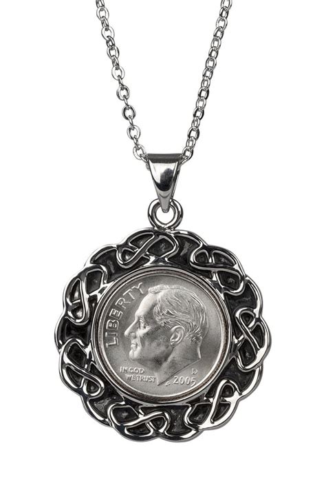 The best anniversary gifts for your parents. 10 Year Anniversary Pendent -2005 Coin Pendent- Tin Year ...