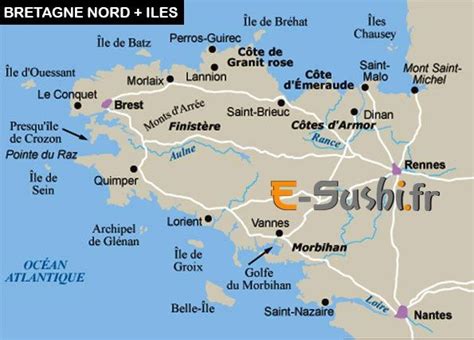 Carte De Bretagne Du Nord Voyage Carte Plan