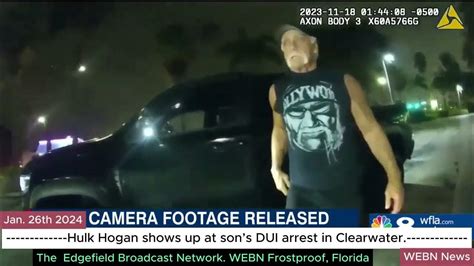 Hulk Hogans Son Arrested For Dui In Clearwater Florida The Hulkster