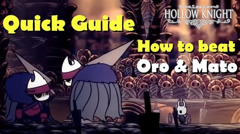 Hollow Knight How To Beat Nailmaster Brothers Oro And Mato Quick