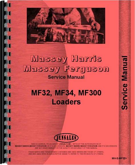 Massey Ferguson 32 Industrial Loader Attachment Service Manual
