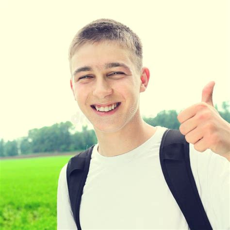 Happy Teenager Portrait Stock Image Image Of Field Meadow 45367383