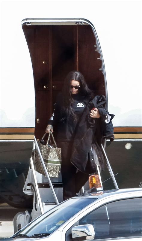 Rihanna Arrives At The Airport In Barbados Gotceleb