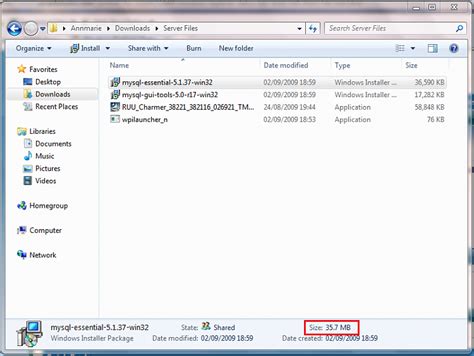 Windows Explorer Status Bar Does Not Show File Size Windows 7 Help