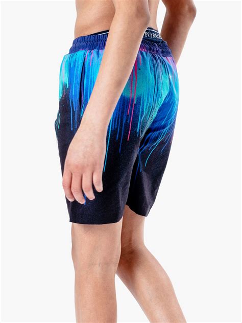 Hype Kids Drip Swim Shorts Blue