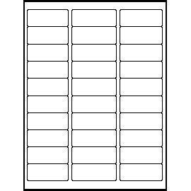 It can be used for mailing labels. Label Template 30 Per Sheet | printable label templates