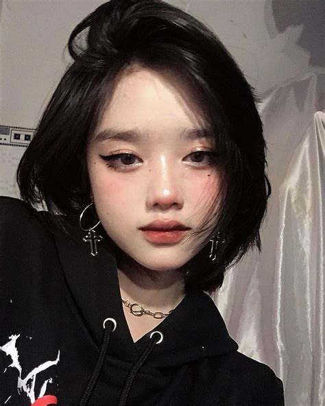 pin by vis on cute girls asian makeup looks glowing makeup short hair haircuts