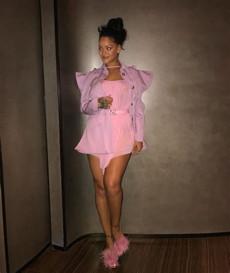 Rihanna Braless Seethru In Pink Dress 17 10 2017 Video Celebritiesvideo Celebrities